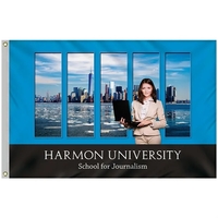 4' x 6' Promotional Polyester Single Reverse Flag... from ASI 80228 Quinn