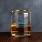 Aberfoyle Gold Rim Whiskey Taster - Imprinted