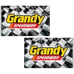 5' x 8' Standard Printed Double Sided Knit Poly Flag