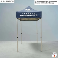 5' Premium Sublimated Tent Kit, Includes Premium 40mm Aluminum Frame and......