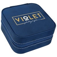 4" x 4" x 2" Leatherette Travel Jewelry Box... from ASI 74601 Calico