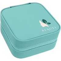 4" x 4" x 2" Leatherette Travel Jewelry Box... from ASI 74601 Calico