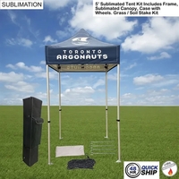 48Hr Quick Ship - 5' Premium Sublimated Tent Kit, Includes Frame,... from ASI...