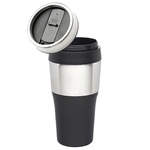 Stainless Steel Band Insulated Tumbler, 16 oz.