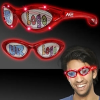 Billboard sunglasses with LED lighting and a full color imprint on... from...