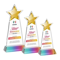 Starlite VividPrint™ Award on Hartford Base - Prismatic