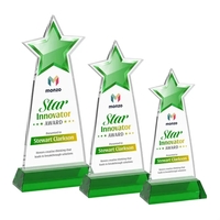 Starlite VividPrint™ Award on Hartford Base - Green... from ASI 84592 St...