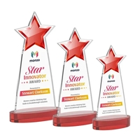 Starlite VividPrint™ Award on Alberton Base - Red... from ASI 84592 St Regis...