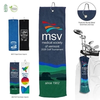 Full Color Recycled Golf Towel - 6" X 22"... from ASI 62660 Innovation Line