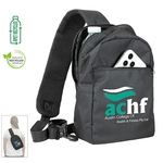 Recycled RPET Cross-Body Sling Backpack Bag (OVERSEAS)