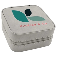 4" x 4" x 2" Leatherette Travel Jewelry Box... from ASI 74601 Calico