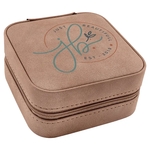 Creekside Blush Leatherette Travel Jewelry Box
