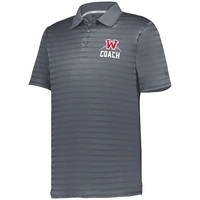 Sideline striped polo with 3 button placket.... from ASI 37461 Augusta...