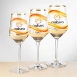 Tucson Gold Rim Wine Glass - VividPrint™