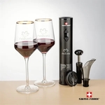 Swiss Force® Opener Set & Tucson Gold Rim Wine