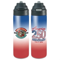 Patriotic Recycled Stainless Steel Bottle... from ASI 30208 A P Specialties /...