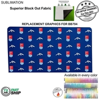 72Hr Fast Ship - Replacement Graphics Double Sided 15'W x 8'H... from ASI...