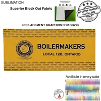 Replacement Graphics Double Sided 20'W x 8'H EuroFit Superior Block out......