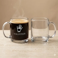 Glass coffee mug, 13 oz.... from ASI 31518 ADNART / Ad-N-Art
