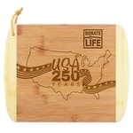 Limited Edition USA 250 Years 11" Two-Tone Cutting Board