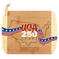 Two-Tone bamboo cutting board with contrasting border.... from ASI 91565...
