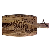Limited Edition USA 250 Years Acacia Paddle Cutting Board