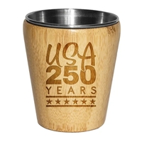 Limited Edition USA 250 Years Bamboo Shot Glass