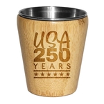 Limited Edition USA 250 Years Bamboo Shot Glass