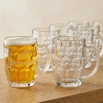 20 oz Glass Barrel Beer Mug