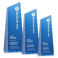 Hallandale VividPrint™ Award - Blue