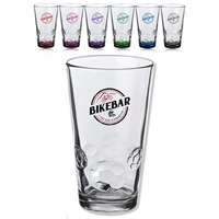 16 oz. soccer pint glass made of recyclable and durable glass.... from ASI...