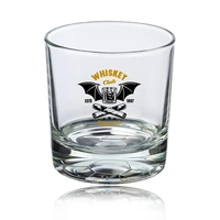 11 oz. recyclable whiskey glass with heavy base and embossed soccer... from...