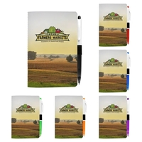 4" X 6" Sewn Paper Cover Notebook with Pen... from ASI 30208 A P Specialties...