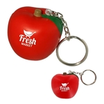 Apple Stress Reliever Keychain