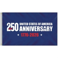 3' x 5' Single Reverse Blue America 250 Anniversary Flag... from ASI 80228 Quinn