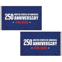 3' x 5' Double Sided Blue America 250 Anniversary Flag... from ASI 80228 Quinn