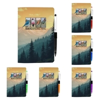 5" x 7" Sewn Paper Cover Notebook with Pen... from ASI 30208 A P Specialties...