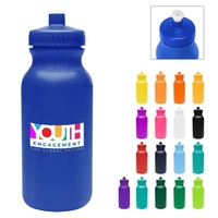 20 oz. bike bottle with screw-on, spill-resistant push pull lid.... from ASI...
