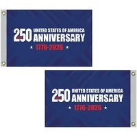 2' x 3' Double Sided Blue America 250 Anniversary Flag... from ASI 80228 Quinn