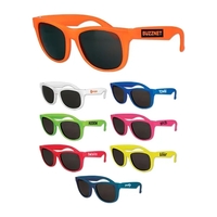 Kid's plastic sunglasses with UV400 protection and colorful frames.... from...