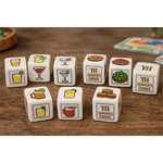 19mm White Dice with 6 Custom Sides