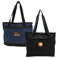 Otaria™ Tote Bag, Leather Patch - Full Color... from ASI 30270 Aakron Line