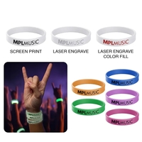 These latex free bracelets glow in the dark after being exposed... from ASI...