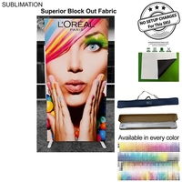 Frontlit SEG Fabric Banner Stand, 40" x 80", superior block out... from ASI...