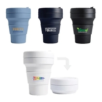 Stojo 12 oz. Collapsible Cup, Full Color Digital... from ASI 30270 Aakron Line