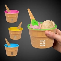 Ice Cream Bowl and Spoon Set(Imprintable)