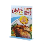 Standee Tabletop Sign- 8.5"w x 11"h Vertical