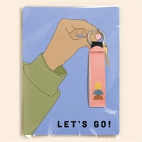 The Wrist Strap Key Holder keeps keys close, hands free, and... from ASI...