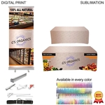 Trade Show Package, Premium Banner + Sublimated Table Throw