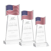The Flag Award features a striking flag-shaped cutout at the top,... from ASI...